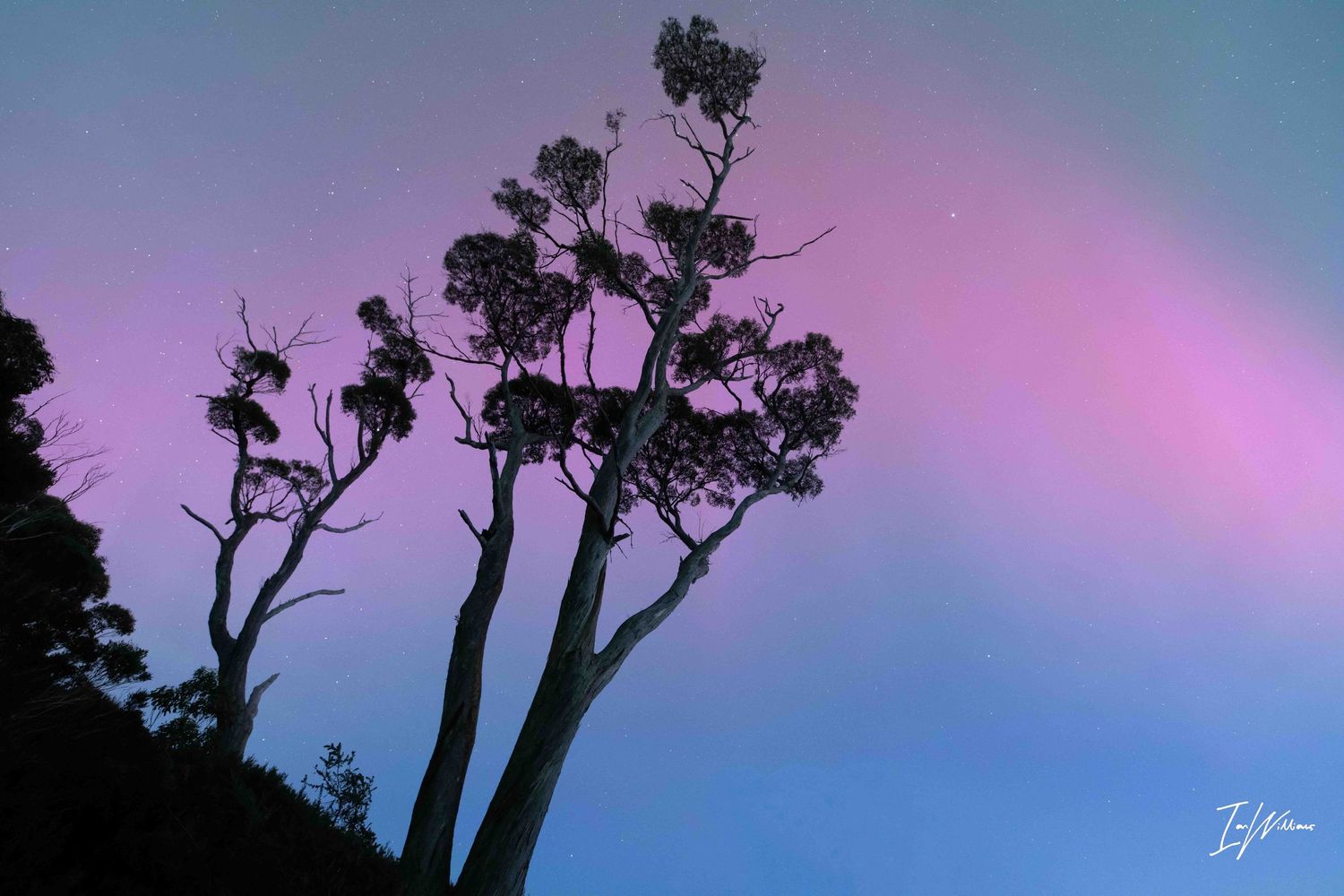 Aurora Australis, Tasmania during Gammon event, 11 May 2024