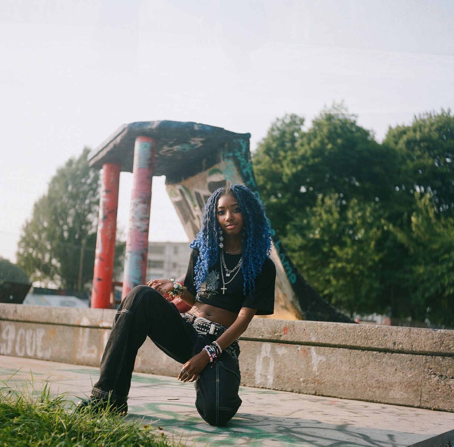 Grand Rapids MI 120mm film senior photographers Rolleiflex vintage film analog photography Michigan fine art film senior pictures near me