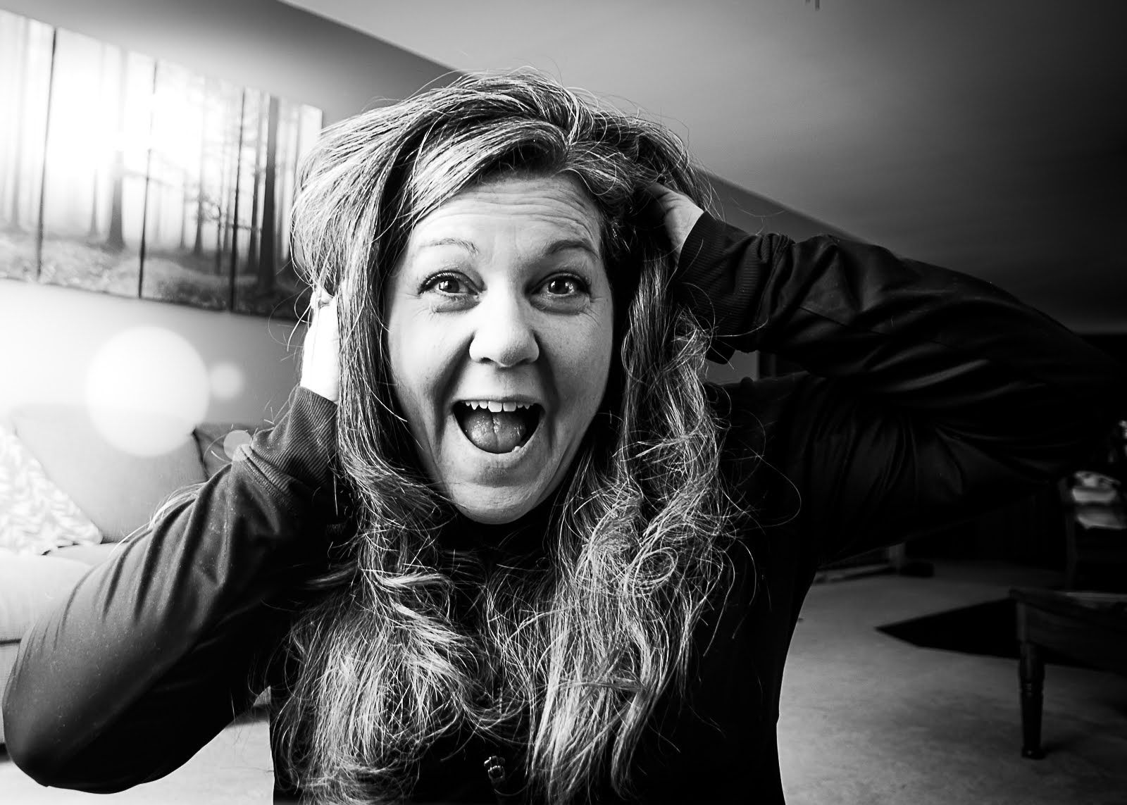 Self Portrait of a photographer.  I love what I do!