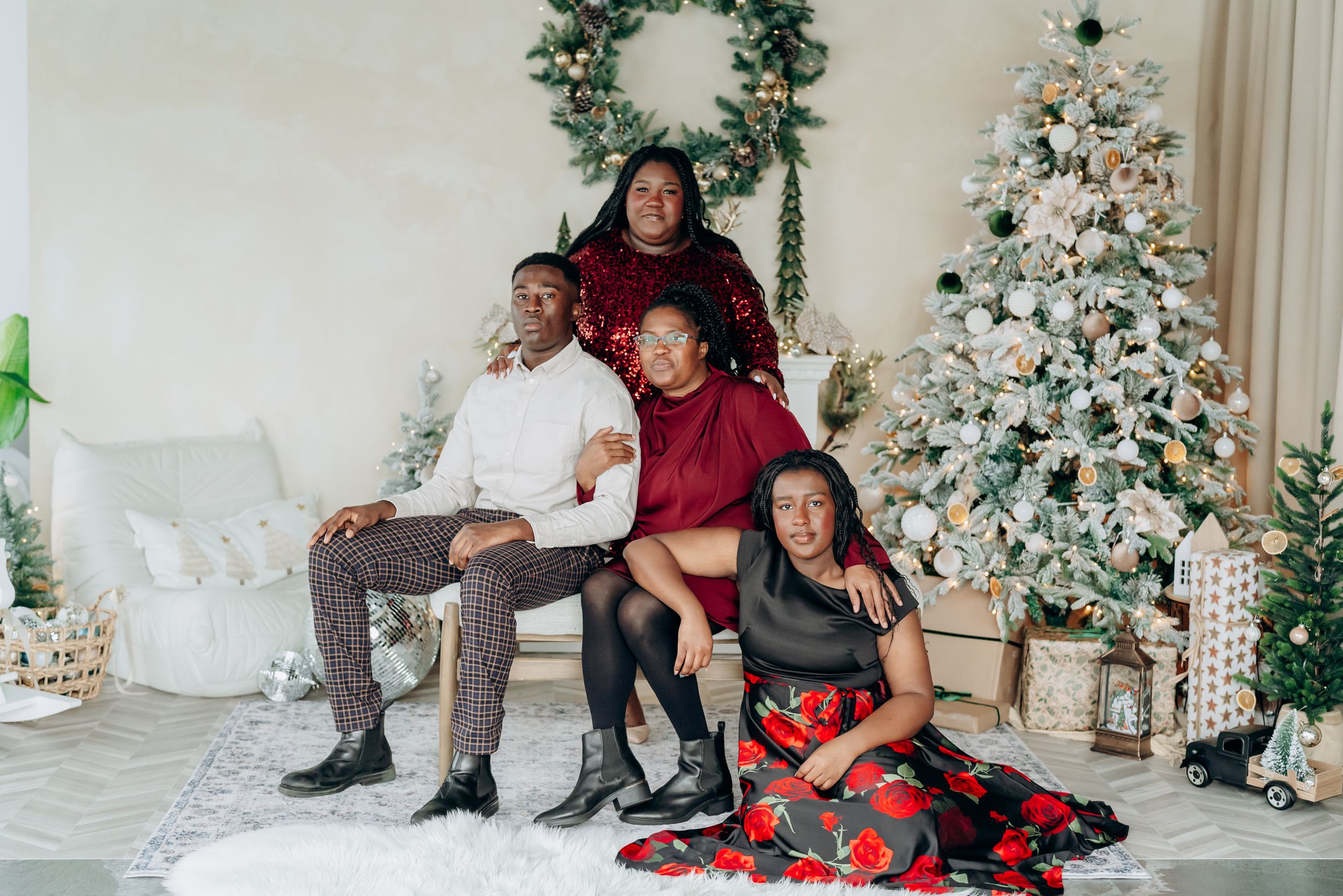 christmas family photoshoot studio coquitlam