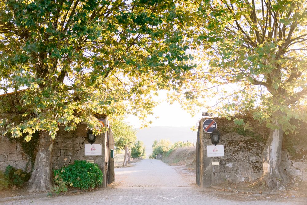 Entrada do Hotel Rural Casa dos Viscondes Várzea em Lamego