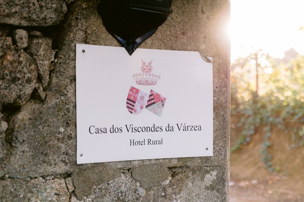 Entrada do Hotel Rural Casa dos Viscondes Várzea em Lamego