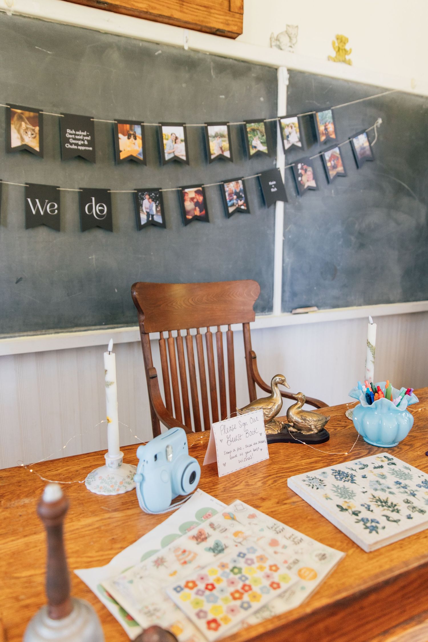 School house wedding at oak hill farm