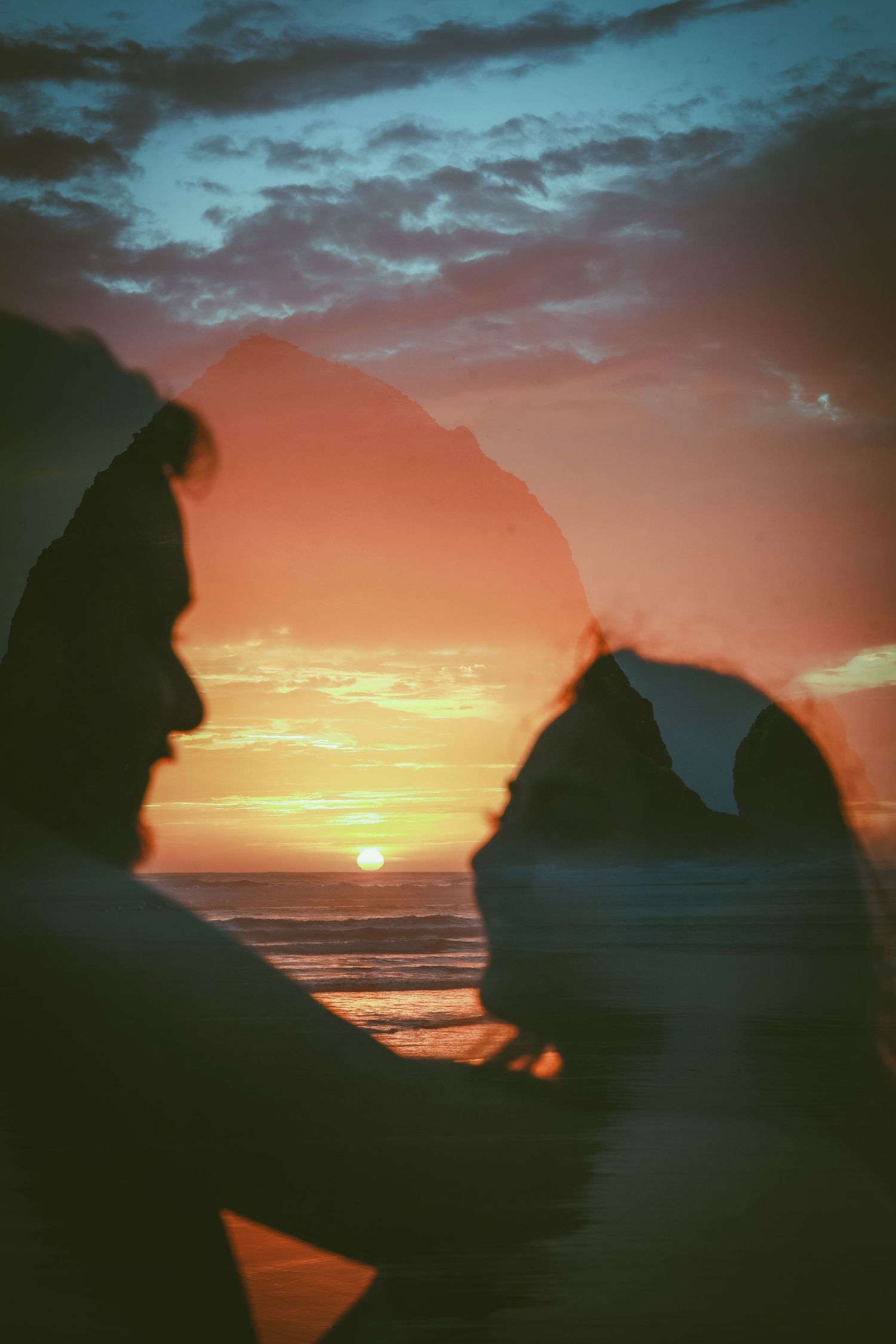 Photograph of engaged couple taken by Portland, Oregon engagement photographer.