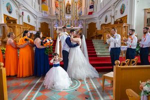 Nova Scotia wedding  Cape Breton Cheticamp Church