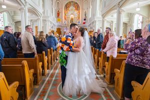 Nova Scotia wedding  Cape Breton Cheticamp Church
