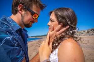 Nova Scotia wedding Cape Breton Beach wedding