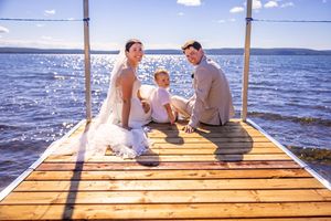 Nova Scotia wedding Cape Breton Docks