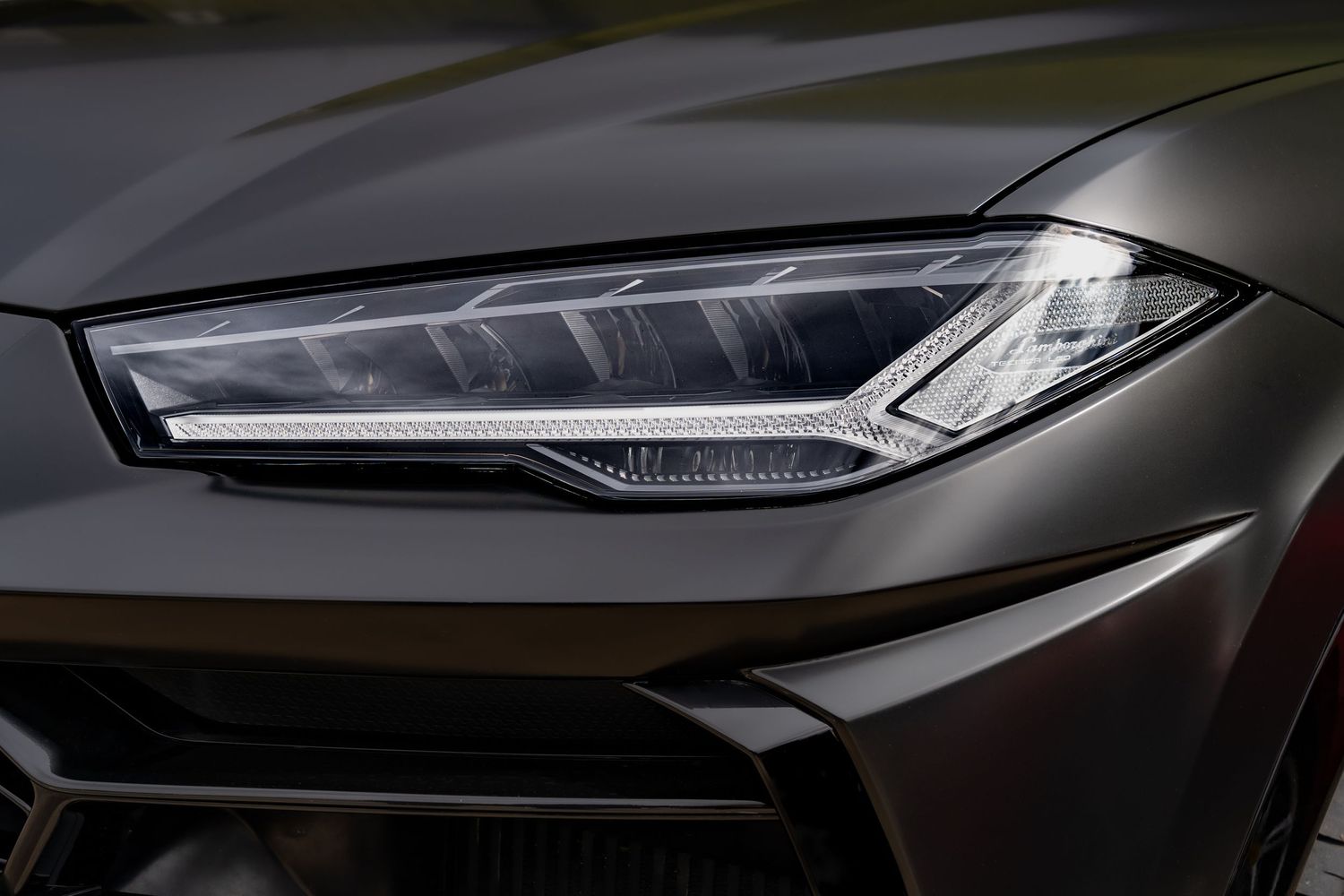 Lamborghini Matrix Headlight Close Up