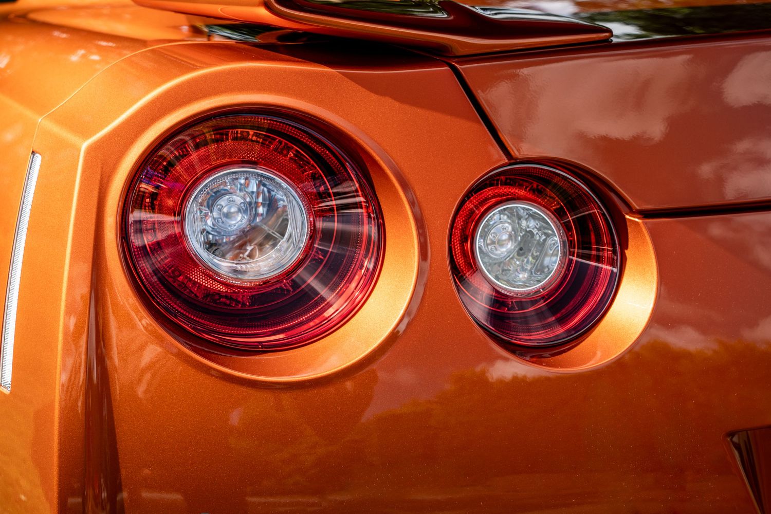 Nissan GT-R 35 Orange Sports Car