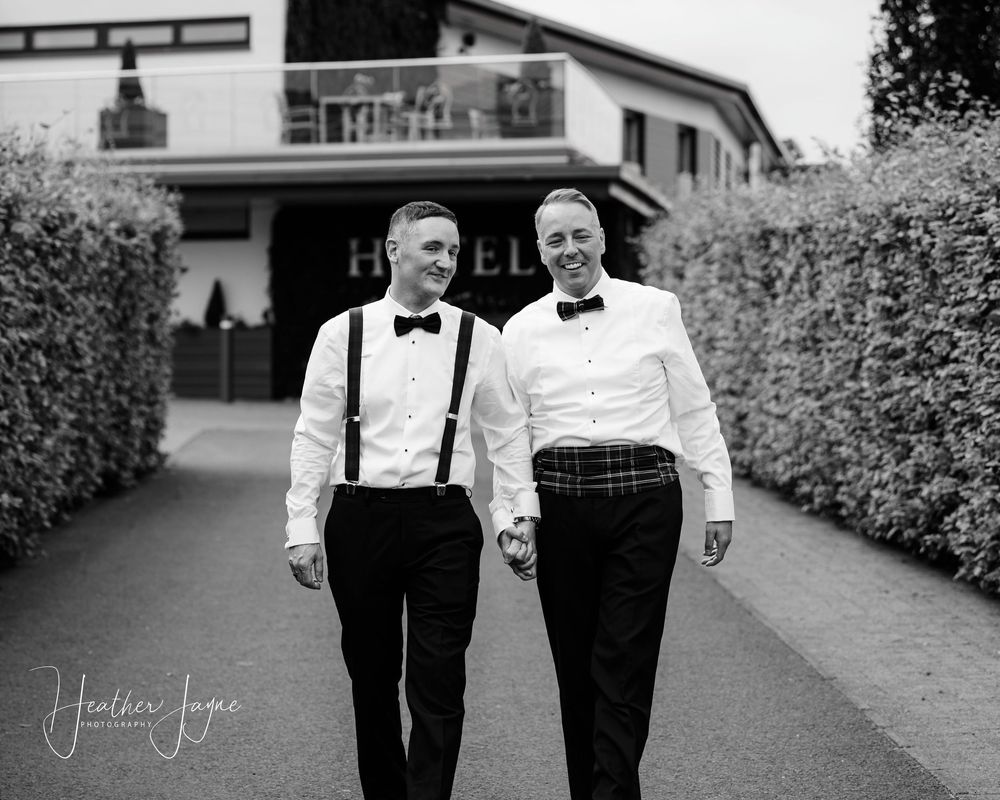 Helensburgh wedding photographer, Loch wedding photographer, same sex wedding, Ingliston Country Club & Hotel