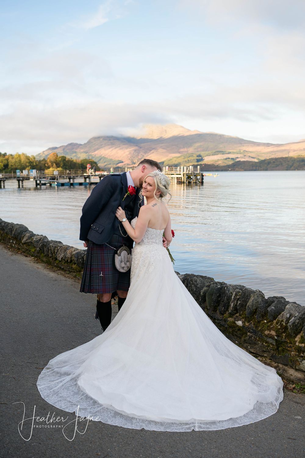 Loch Lomond Arms wedding photographer, Luss, Loch Lomond