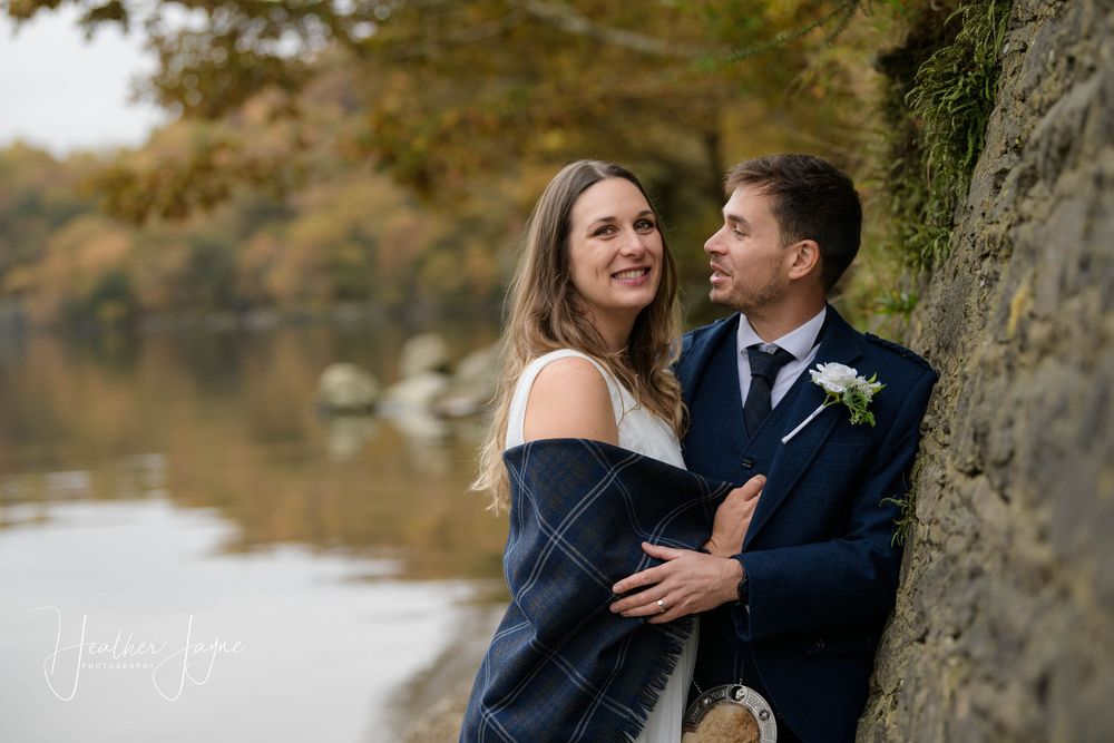 Loch Lomond wedding photographer, Firkin Point, Loch Lomond