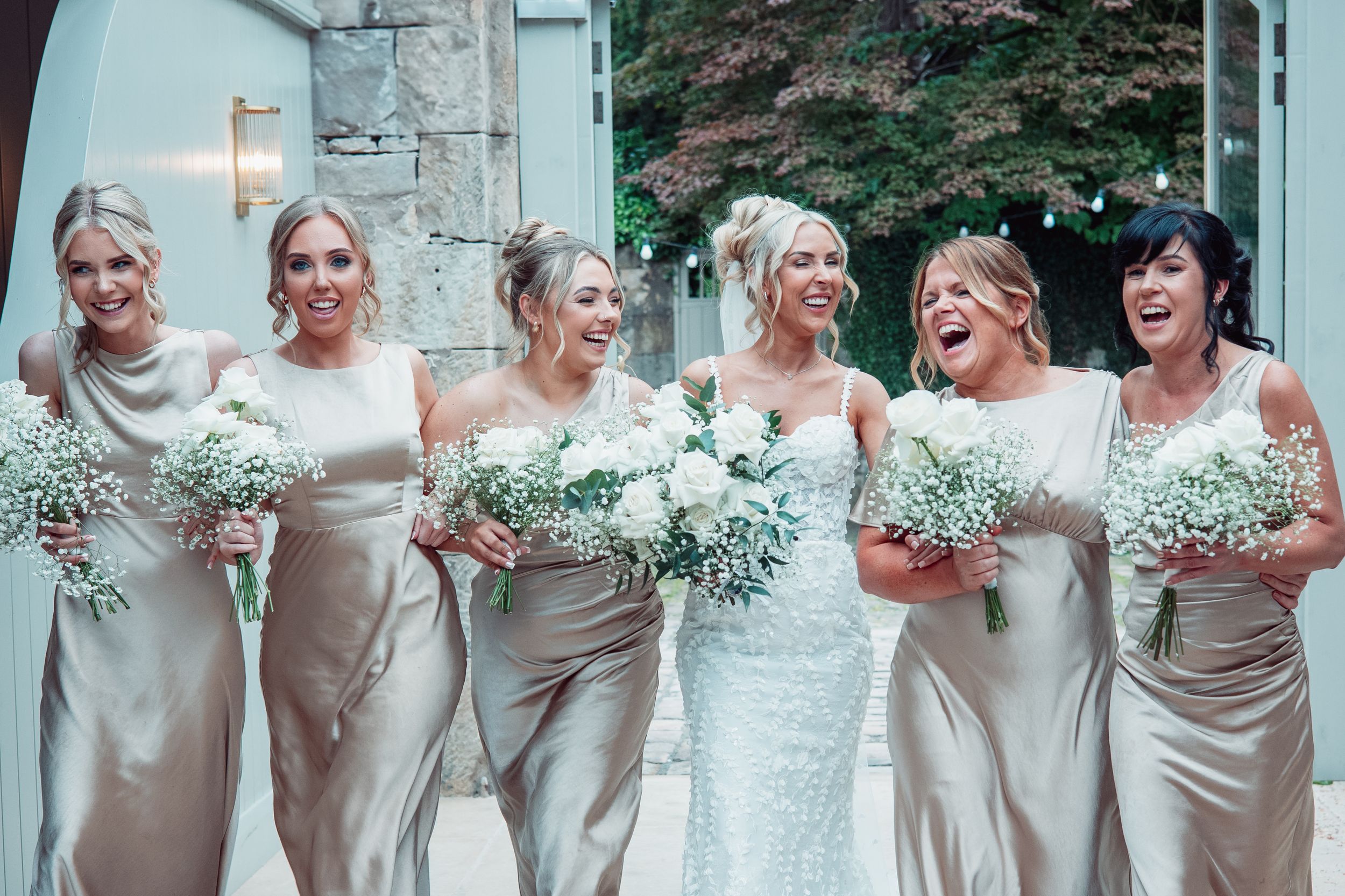 Candid bridesmaid photos