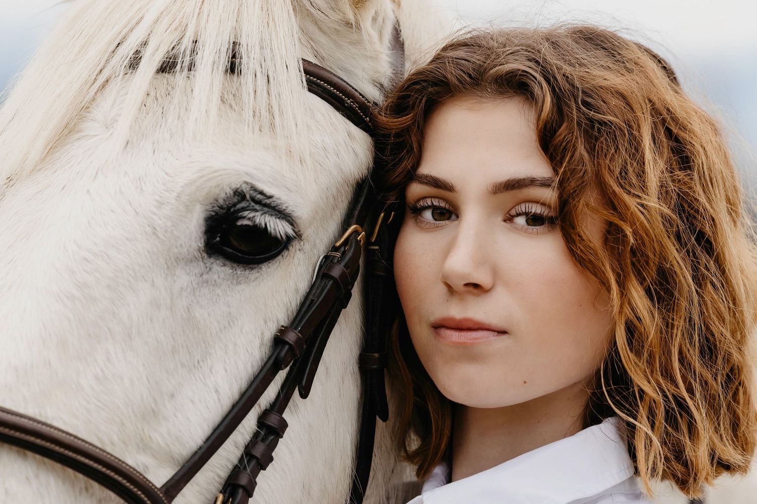 Photographe portrait cheval et sa cavalière