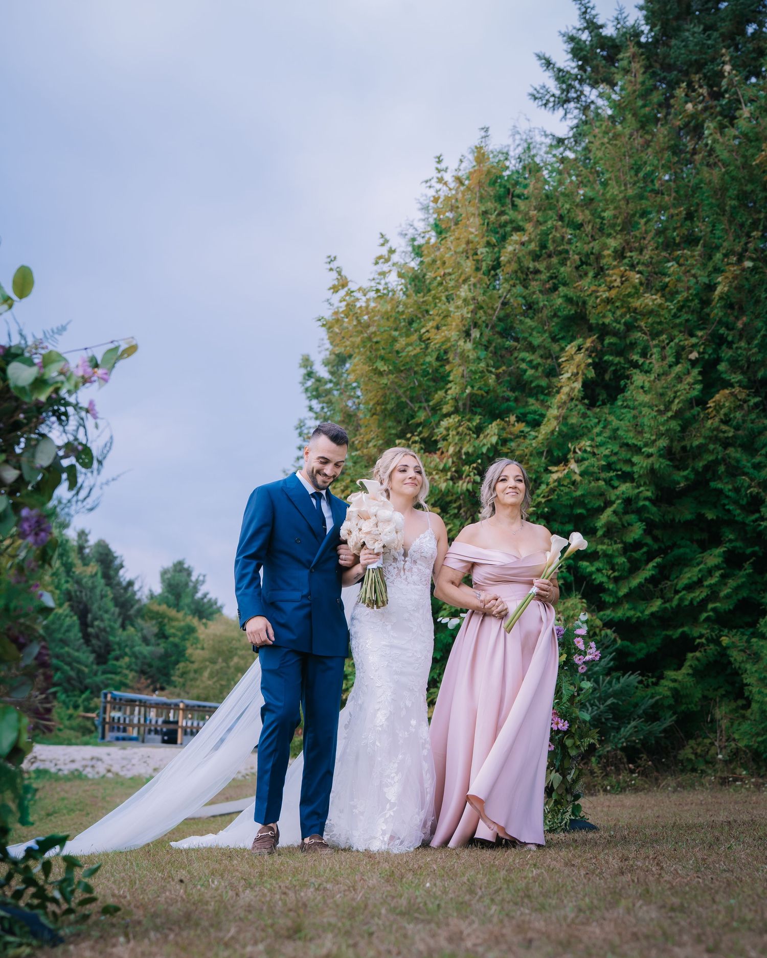 Bridal Entry in Canada. Bridal photography