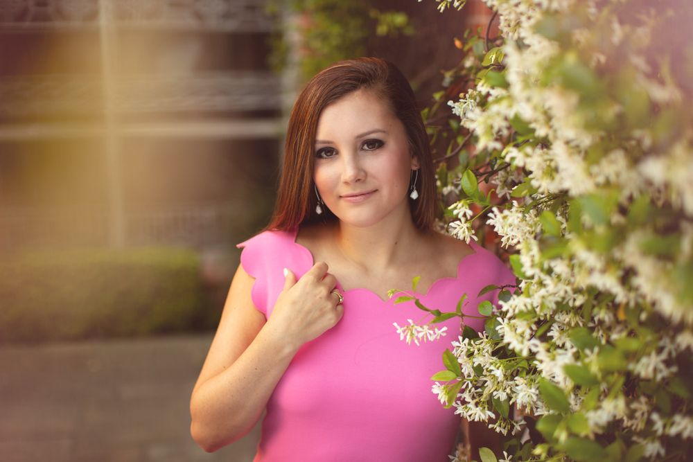 Spring blossom portraits with flowering trees creating a dreamy atmosphere.