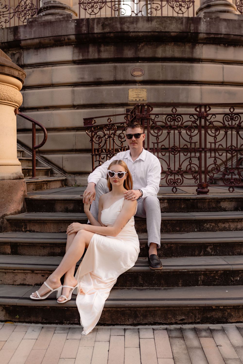 Couple Portraits at the Rockhampton Customs House