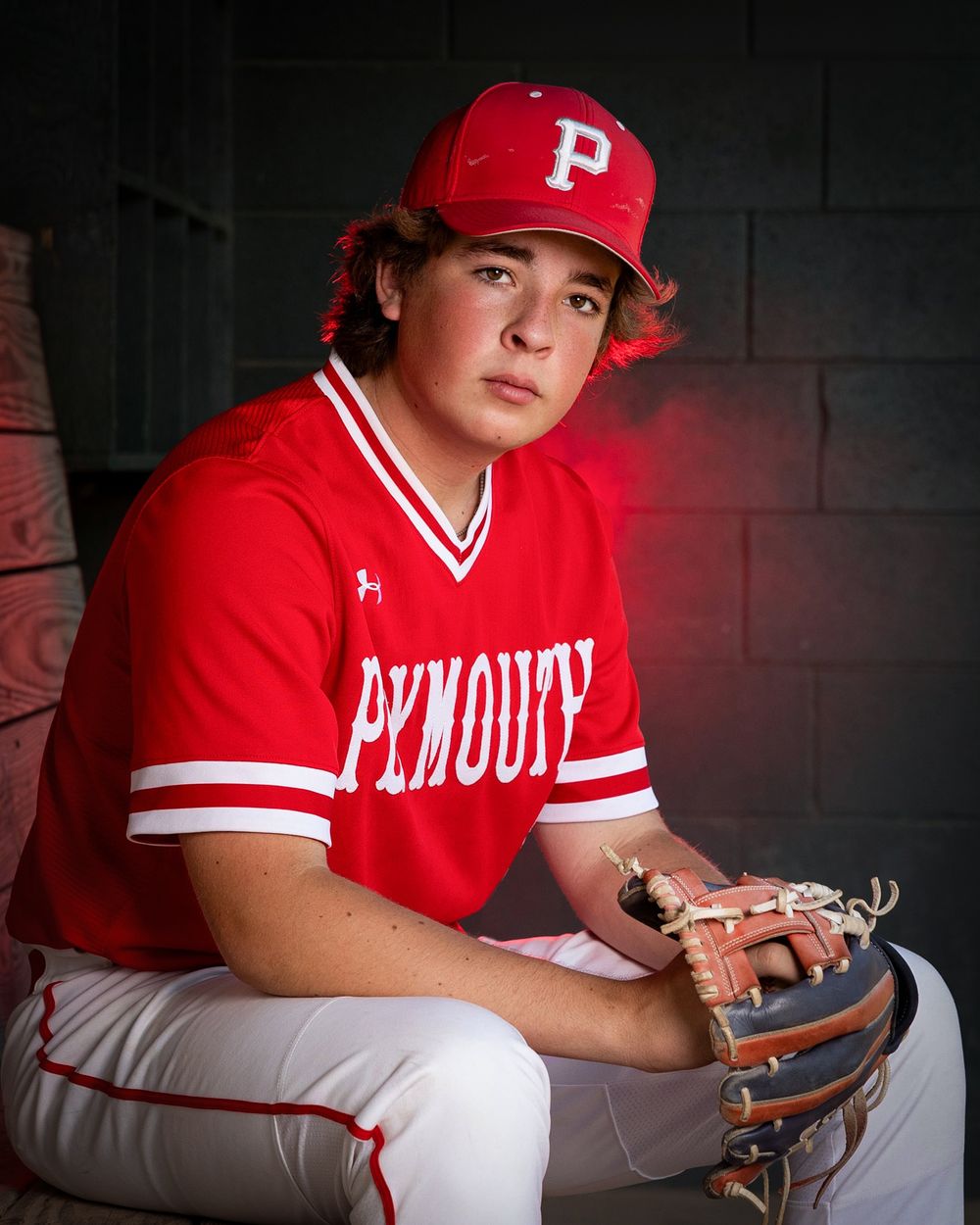 Baseball senior photography