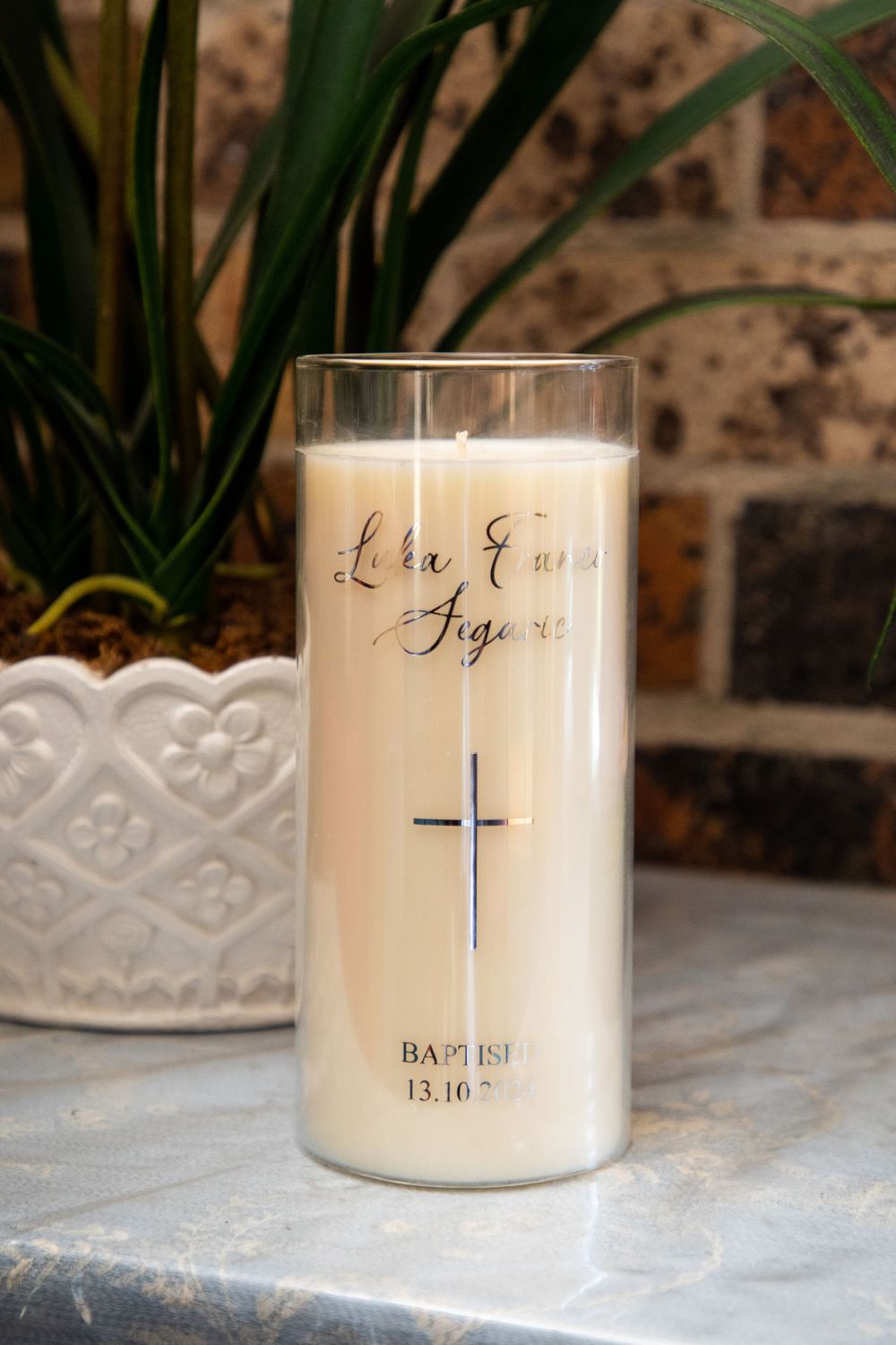 christening candle