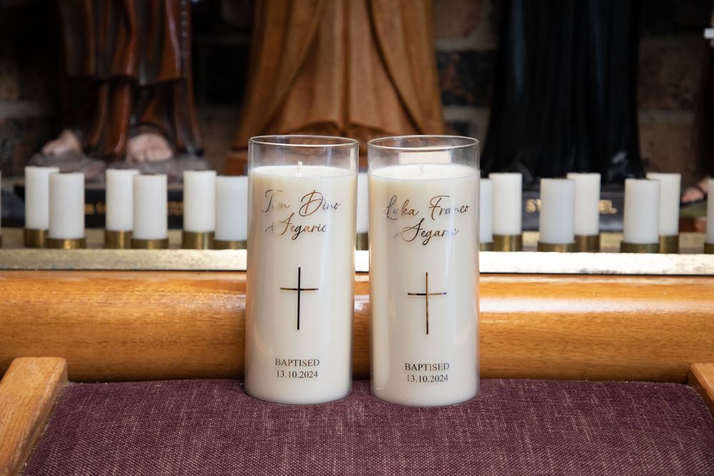 christening candles