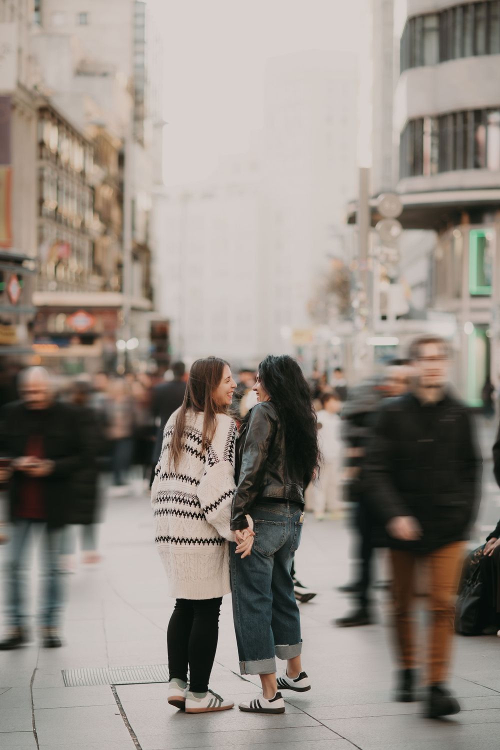 Fotografía de parejas Gran Via, Madrid