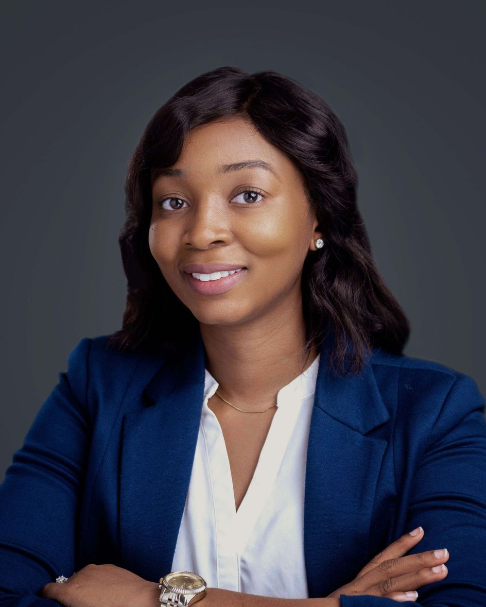 Professional headshot in Winnipeg studio