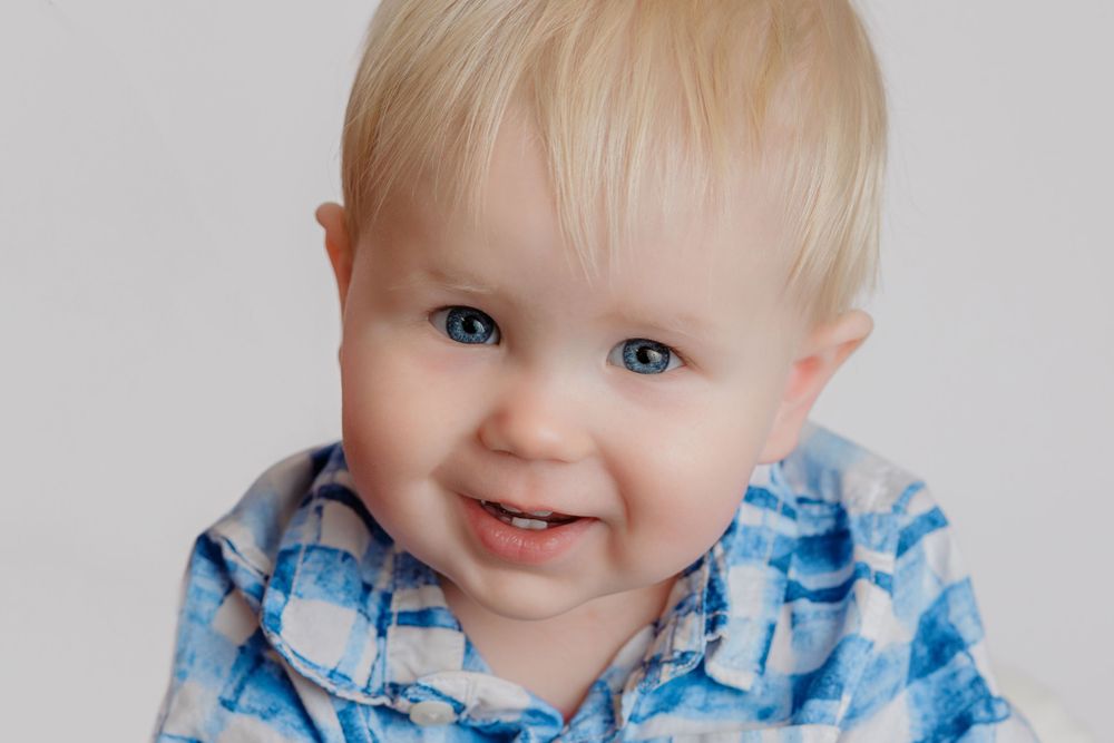 Smiling toddler