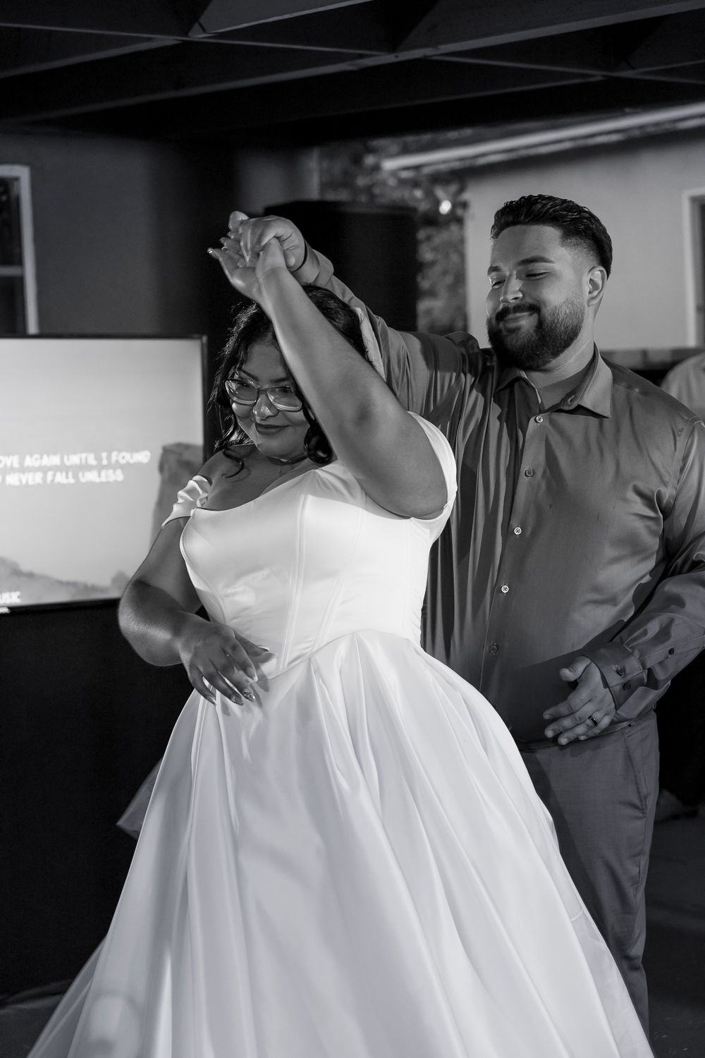Wedding photography of a local couple in Los Angeles County. Loving couple photographed in black and white.
