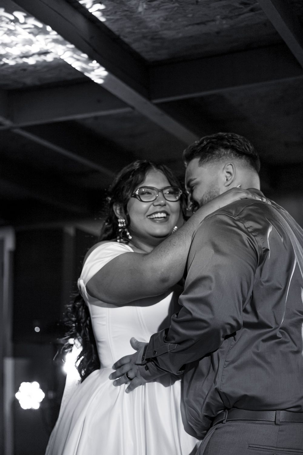 Wedding photography of a local couple in Los Angeles County. Loving couple photographed in black and white.