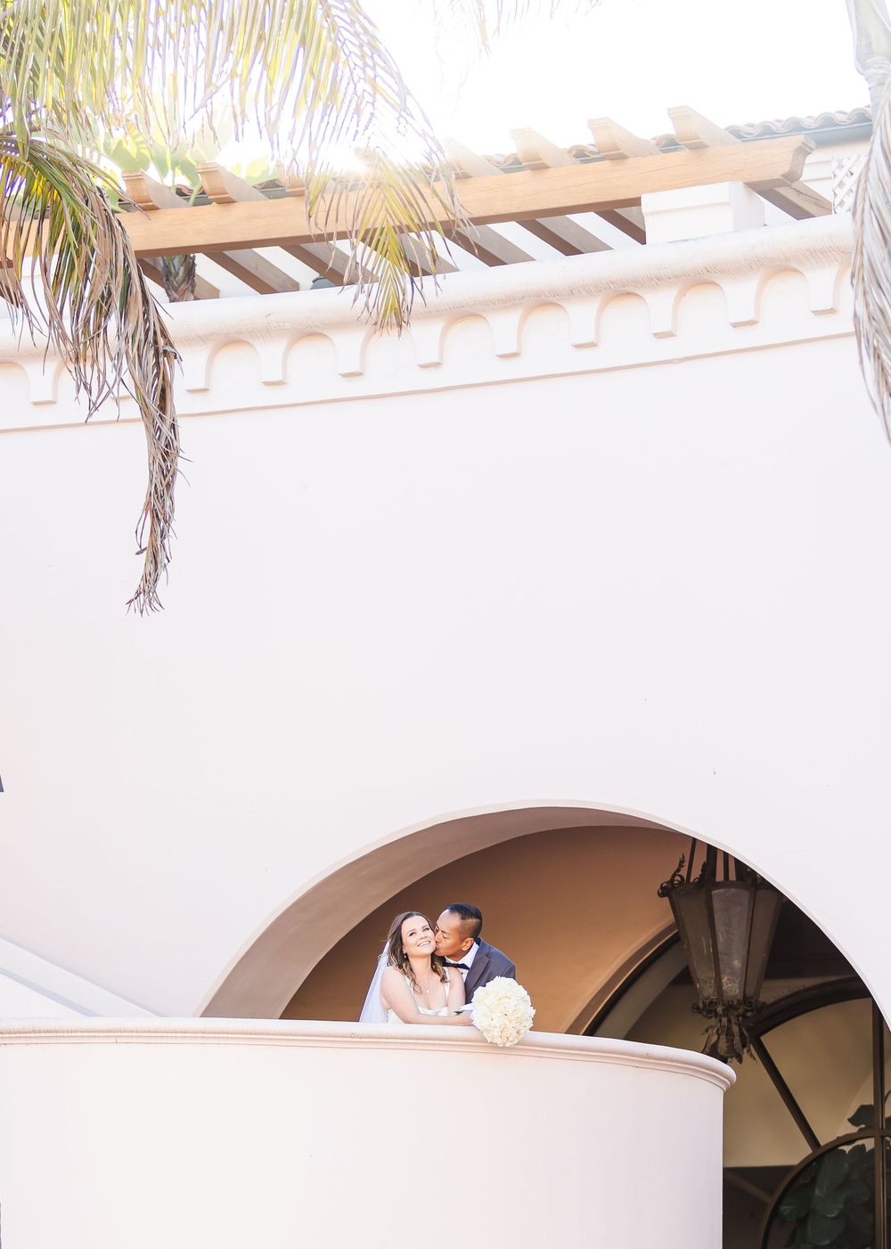 A romantic outdoor wedding at Santa Barbara Waterfront Hilton.