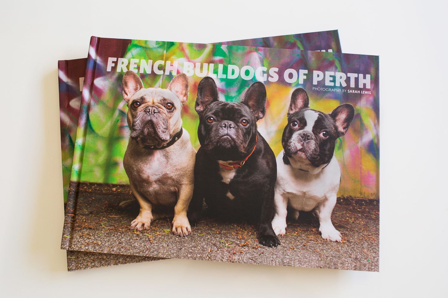 Pet Photography coffee table books published by Perth Pet Photographer, Sarah Lewis.