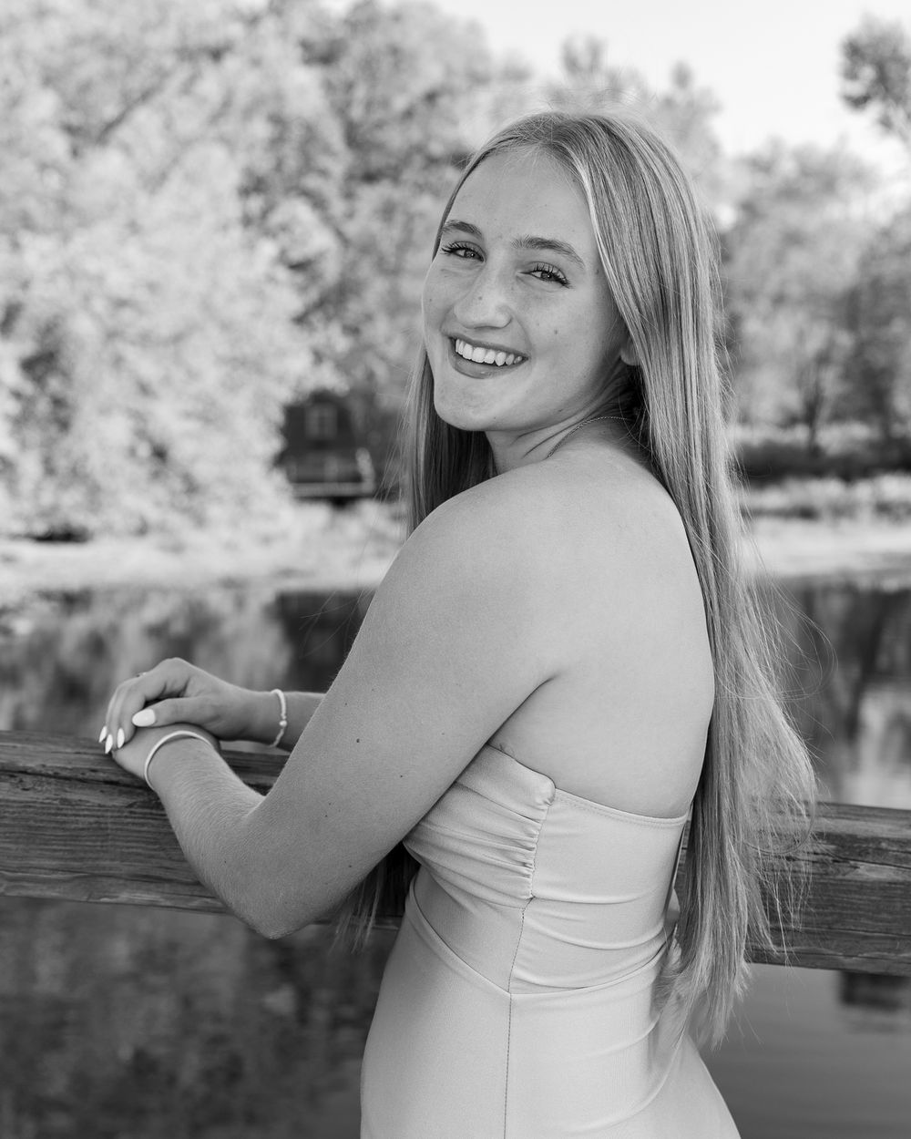 High school senior from Lincoln Sudbury poses for yearbook photos North Bridge.  Serving Wayland High School, Weston High, Concord, MA.