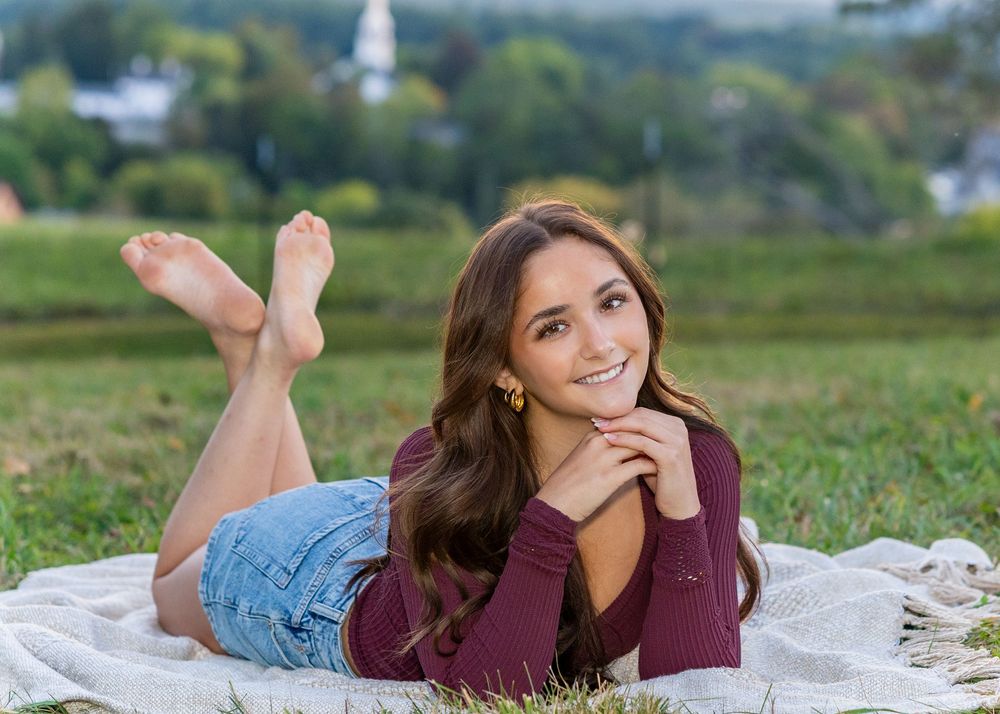 High school senior from Lincoln Sudbury poses for yearbook photos Bancroft Castle Groton.  Serving Concord Carlisle and Weston High MA .