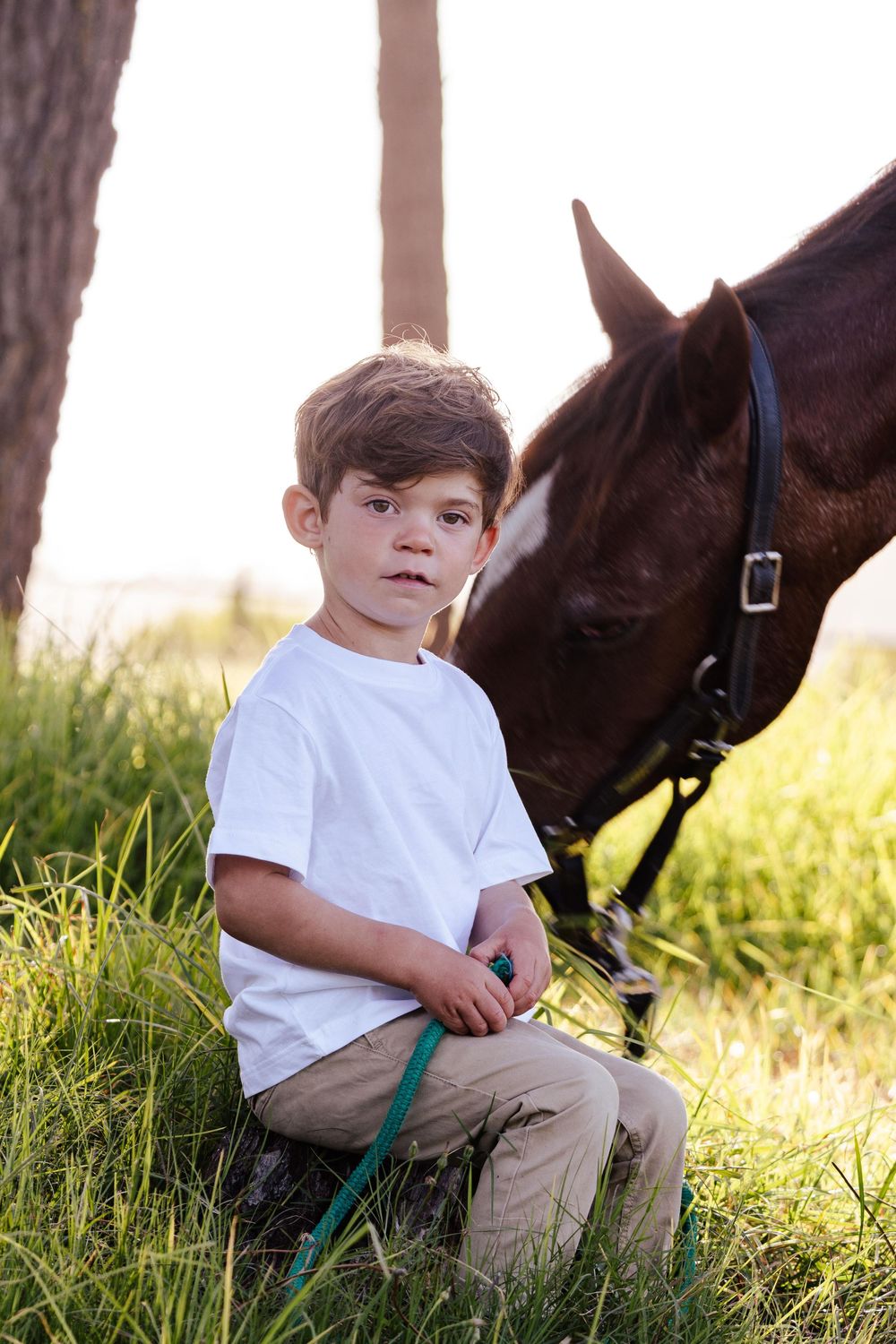 Family portrait session photographed outdoors in the Garden Route