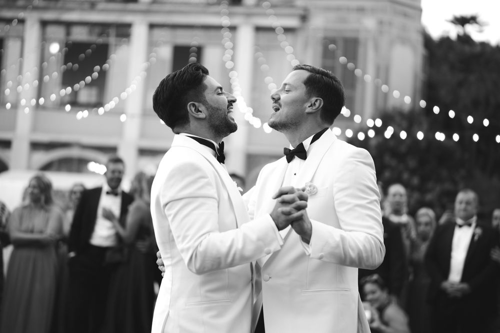 ballo degli sposi durante la festa di matrimonio a villa nobel sanremo