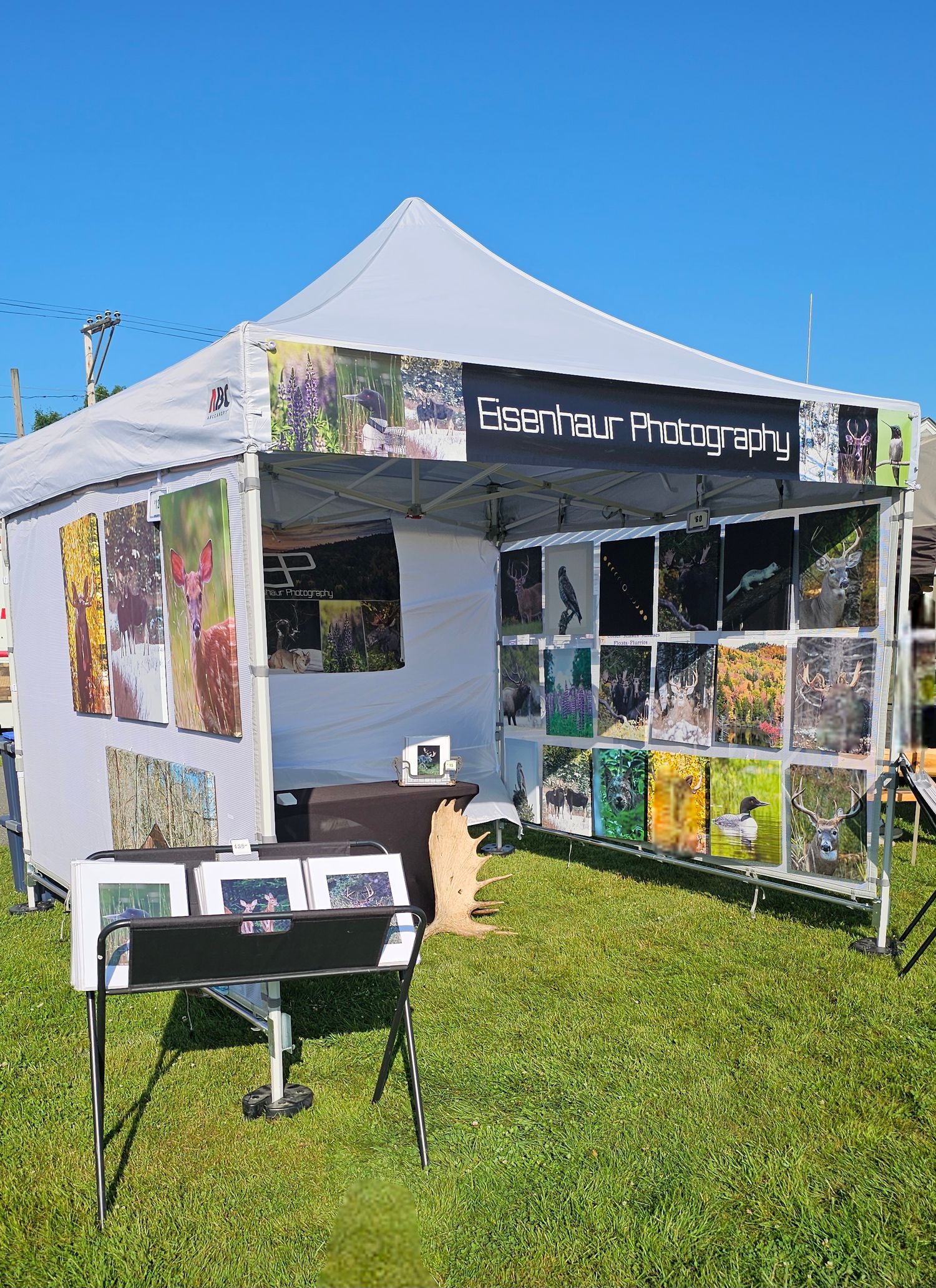 Art Booth Set up