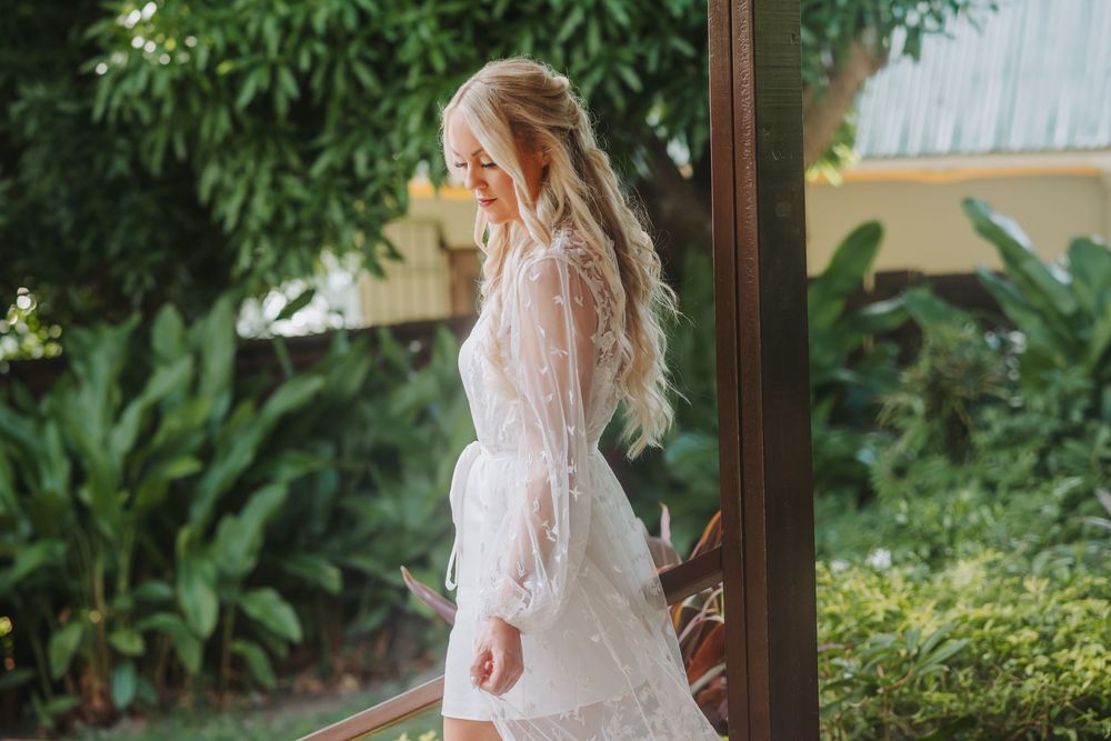 St Lucia destination wedding elopement at Stonefield Villa Resort with views of Petit Piton.
