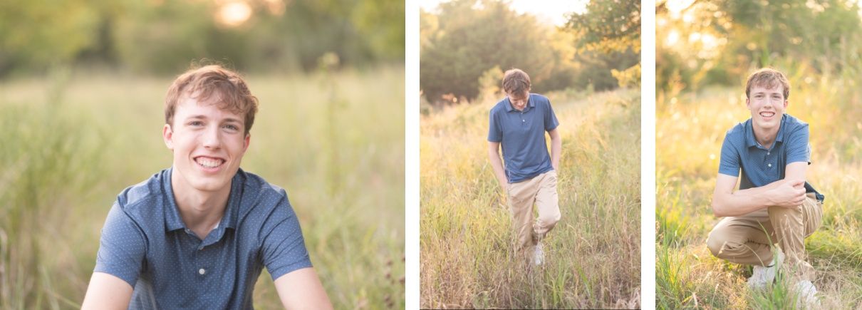 Bartlesville High Senior Guy Session at field by Bartlesville Senior Photography Kristi Bray