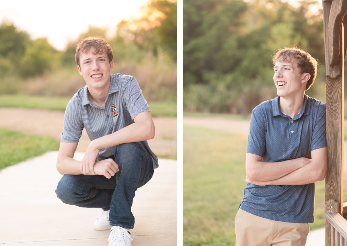 Bartlesville High Senior Guy Session at field by Bartlesville Senior Photography Kristi Bray