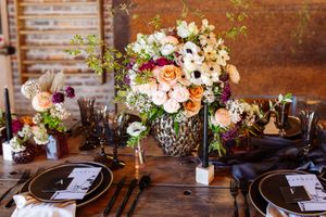 fleurs décoration de table mariage
