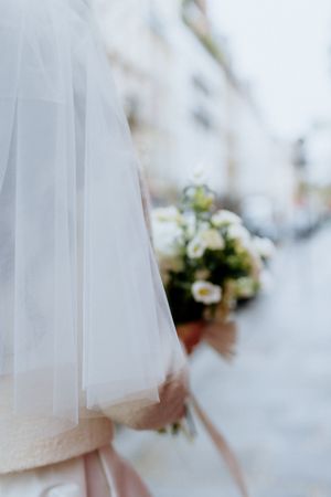 bouquet de mariée dans paris