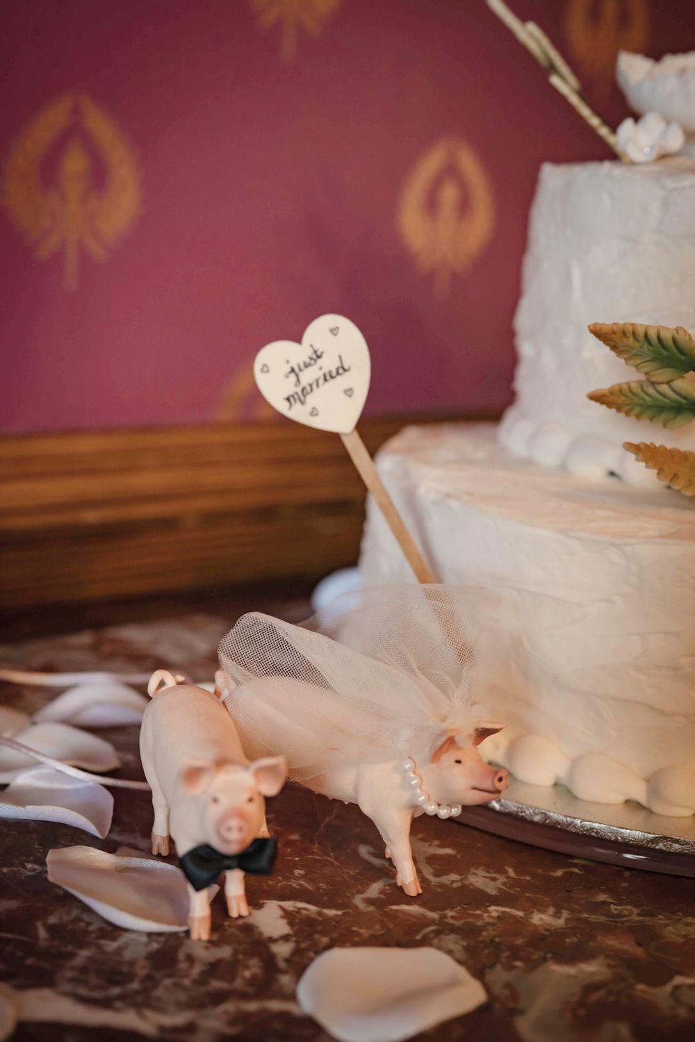 A wedding cake at the Roberts Mansion in Spokane Washington.