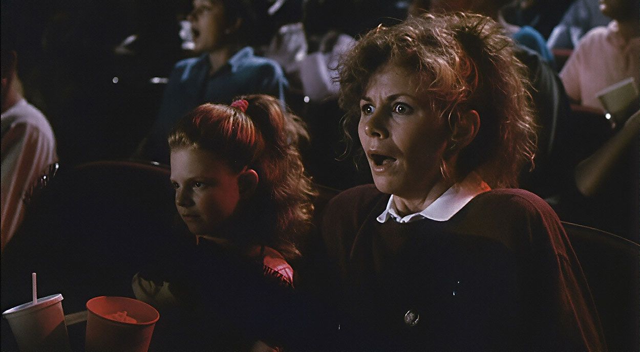 Belinda Balaski reenacting a very real moment in Gremlins 2