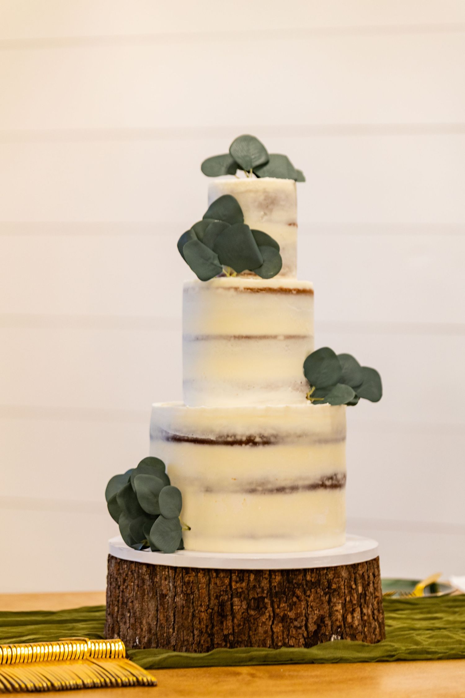 3 tier naked cake