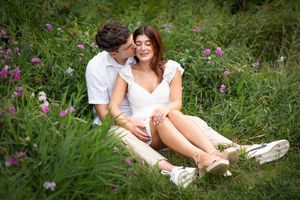 Kathryn Albertson Park Boise surprise engagement