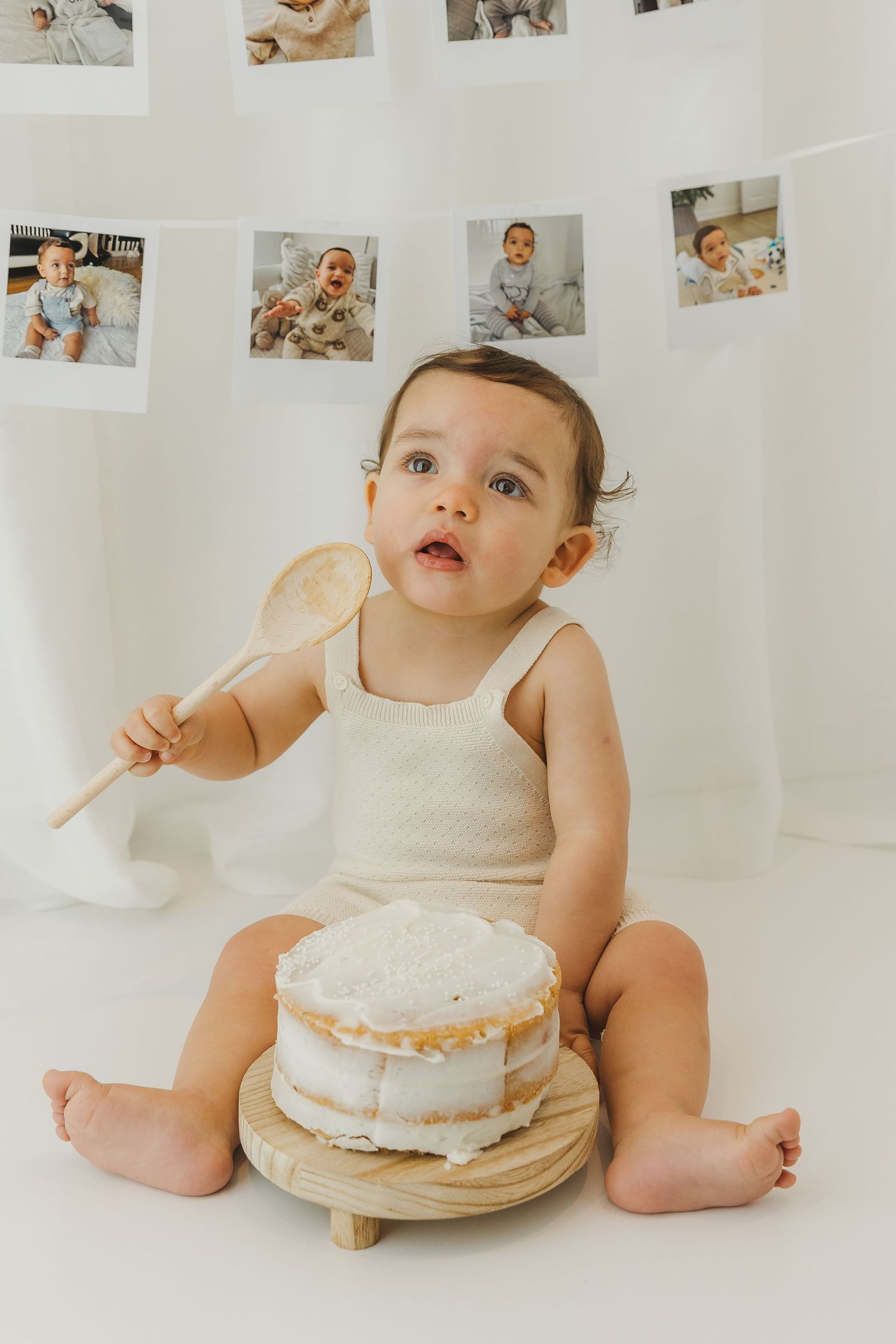 Cake smash birthday portrait in Leigh on sea, Southend on sea photography