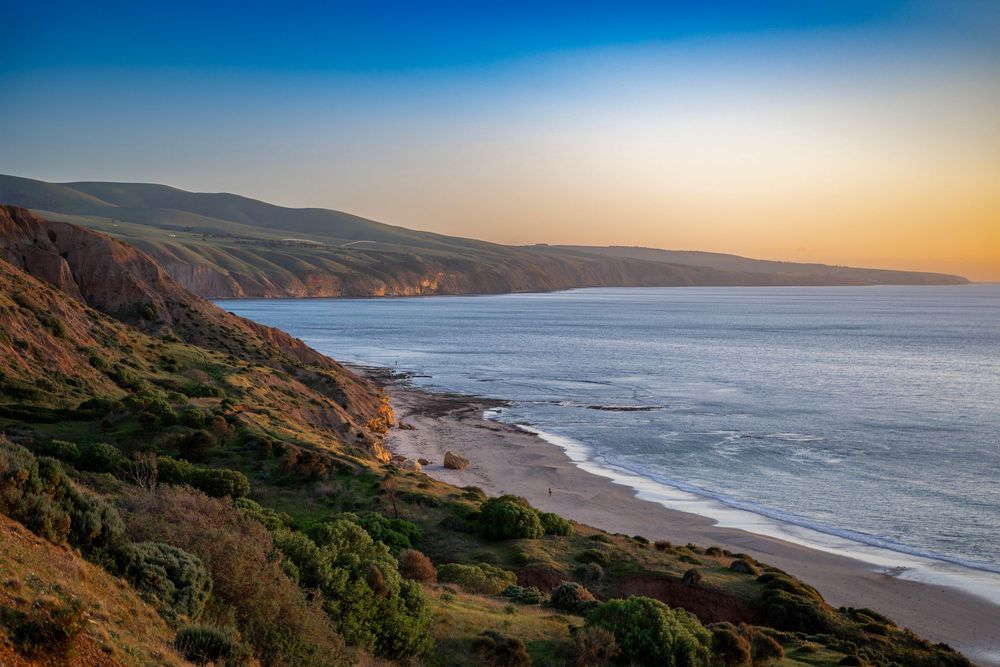 Scenic beach