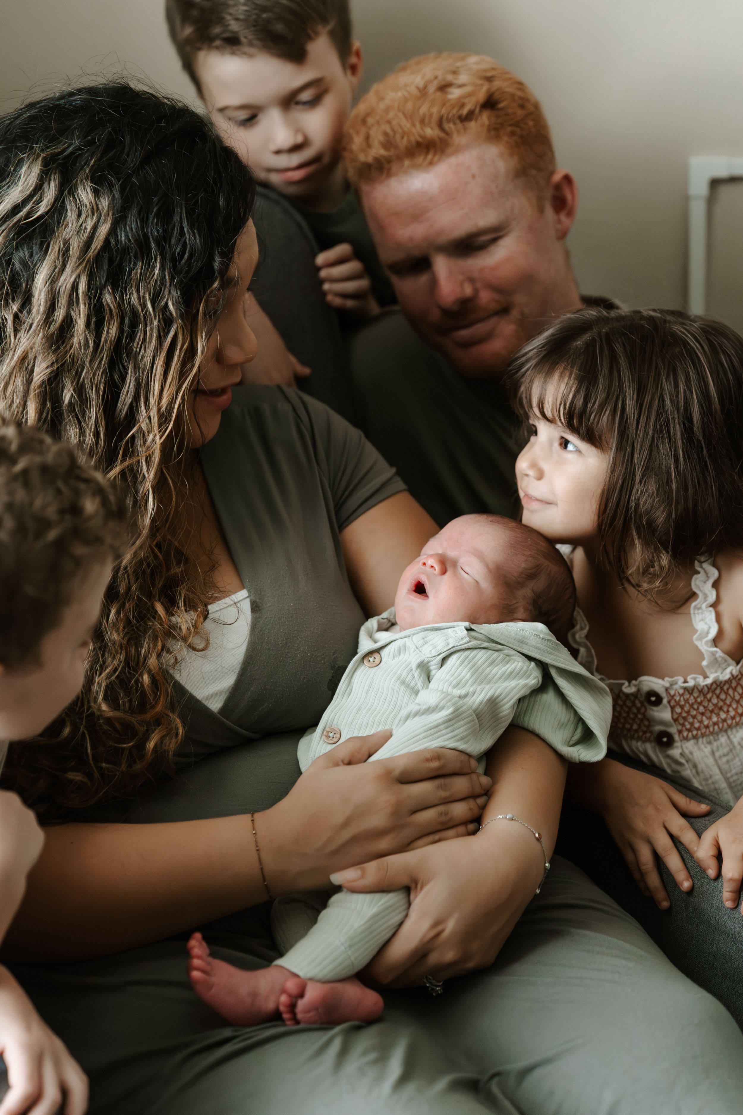 Newborn photography, family portraits, candid moments, posed baby photos, lifestyle session, DeLand FL photographer, authentic memories