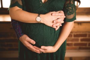Chattanooga maternity studio photo celebrating motherhood with Urso Photography.